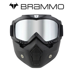 BRAMMO复古哈雷风镜机车面罩摩托车头盔面具越野护目镜眼镜syj011