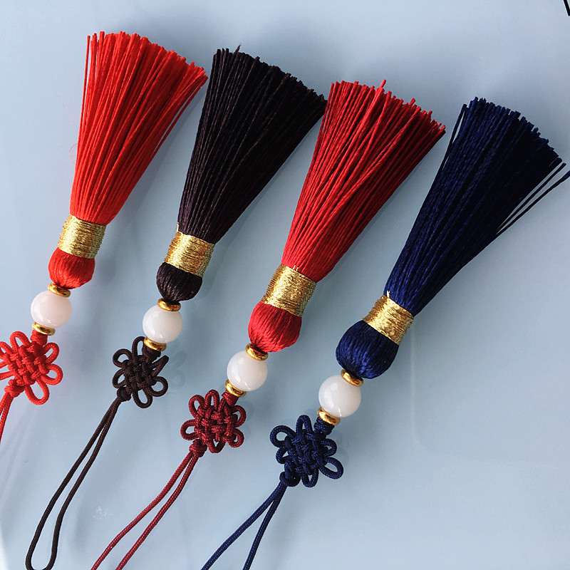 手工中国结小流苏书签流苏穗子手链吊穗佛珠项链背云手机吊饰diy|msdalam kategori 纺织面料/辅料/配套, 纺织辅料, 流苏/穗 - dari Buy2taobao.com untuk memberikan perkhidmatan ejen Taobao profesional membeli