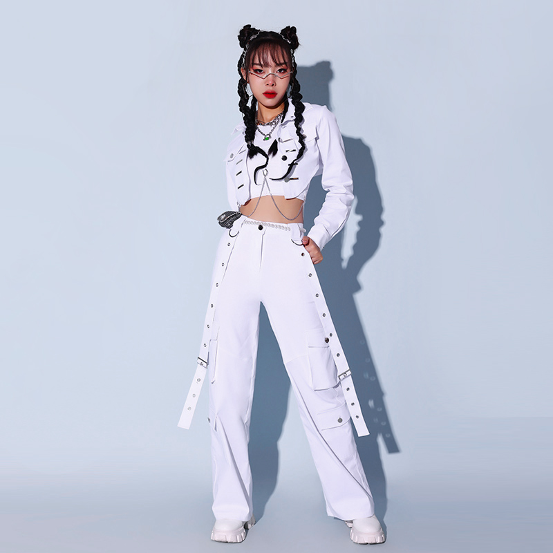 kpop打歌服女团演出服新款跳舞衣服韩舞嘻哈街舞套装爵士舞服装