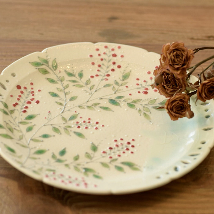 日本mikagama日式异国风情陶艺工艺碟子盘子托碟调味料碟小碟