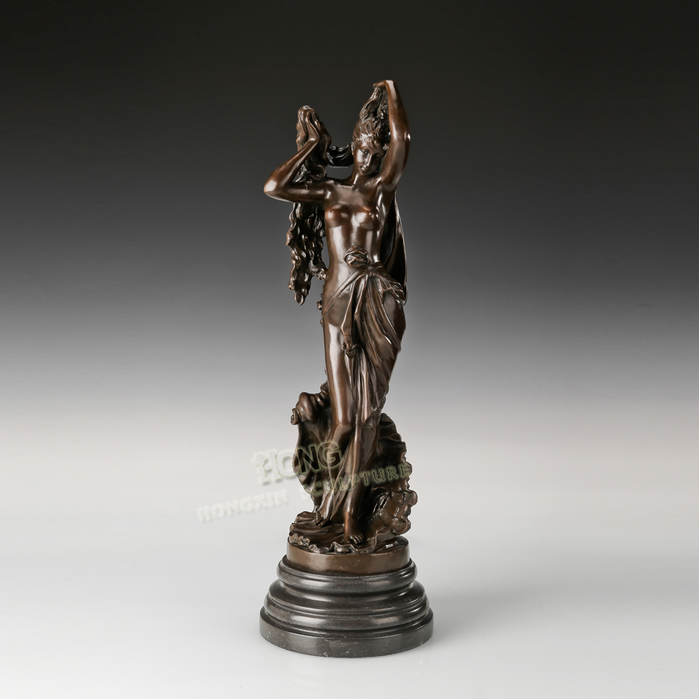 铜雕塑维纳斯的诞生ep552欧式人物工艺饰品酒店书房家居桌面摆件