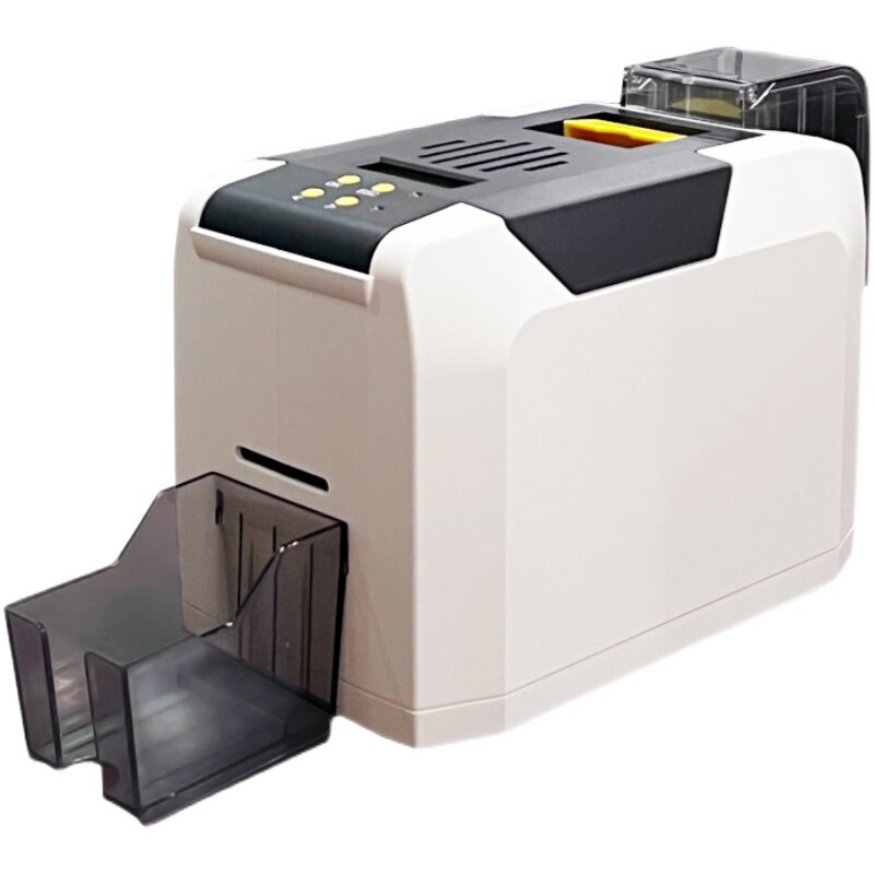 法高cc380证卡打印机健康证会员卡门禁ic卡制卡机电缆标牌打印机