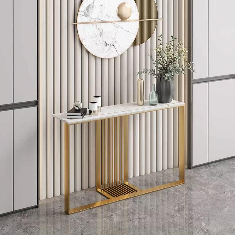 超薄玄关桌轻奢玄关柜过道门厅入户端景台岩板展示装饰台靠墙边柜