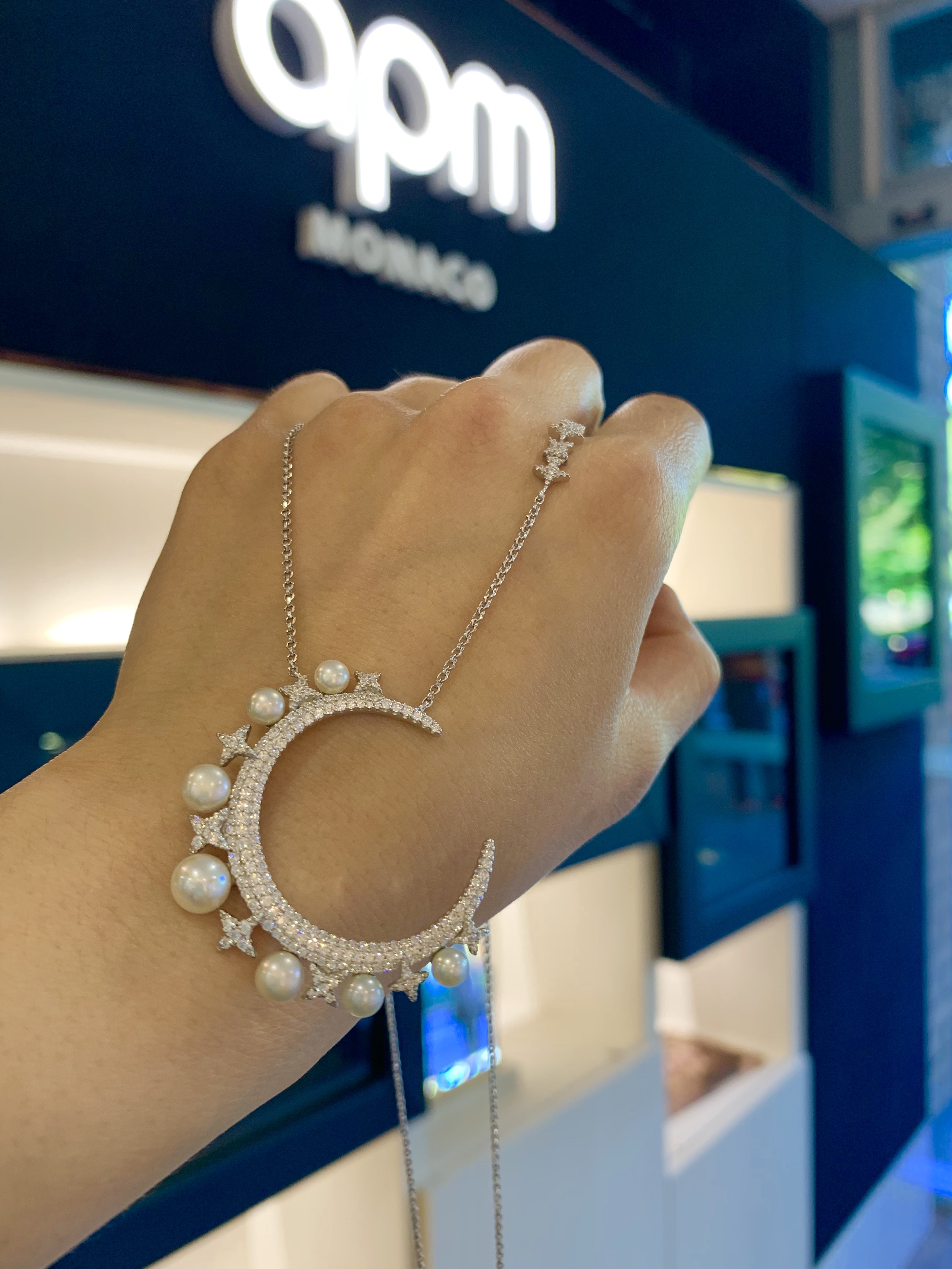 一折apm项链珍珠