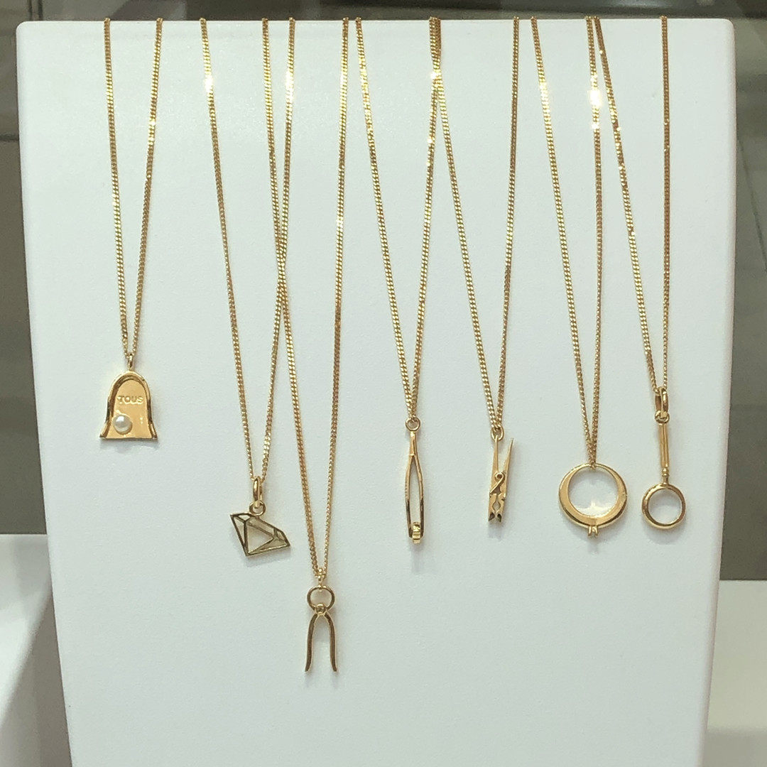 西班牙轻奢tous桃丝熊简约时尚高级感短款项链锁骨链小众设计感