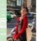 陆小团团薄荷曼波风开衫碎花吊带裙女2024春新款纯欲茶歇法式套装