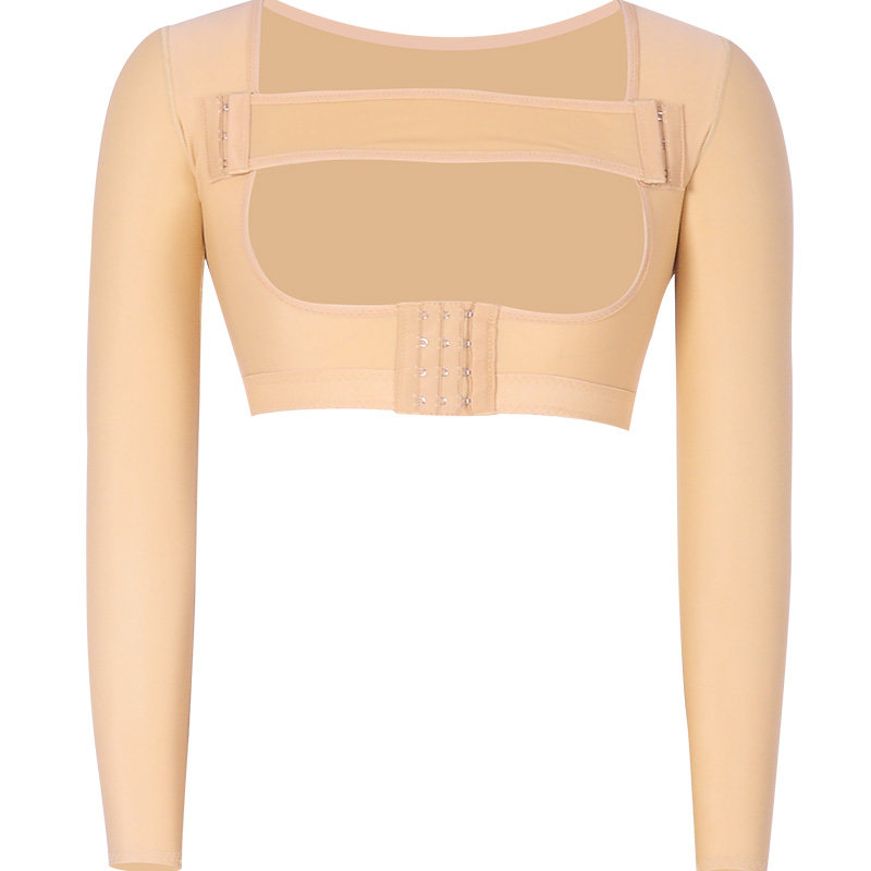 手臂吸脂塑身衣长袖上衣胸衣上托胳膊抽脂塑形减蝴蝶臂束臂收副乳