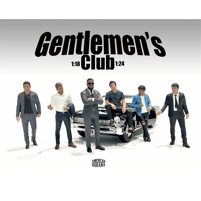 AMERICAN DIORAMA AD1:18 Gentlemen's Club 绅士俱乐部 人偶模型