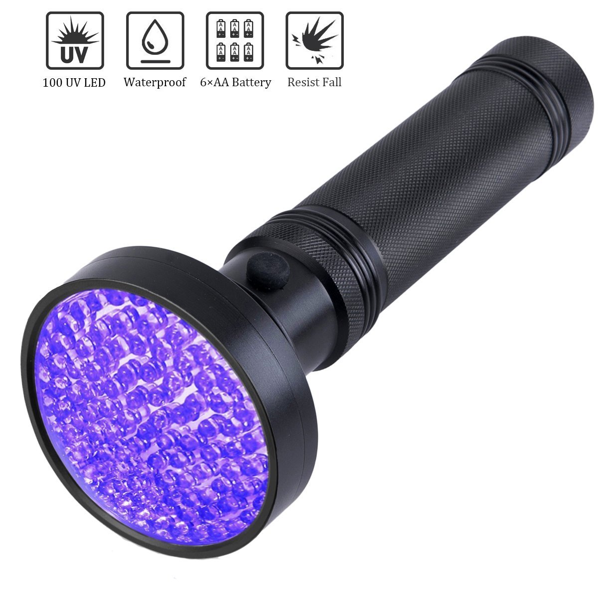 100LED 紫光手电筒 UV手电筒 荧光剂检测 美甲 蝎子灯 验钞在类目 居家日用, 家用五金工具, 照明电筒中 - 来自Buy2taobao.com提供专业的淘宝代购服务