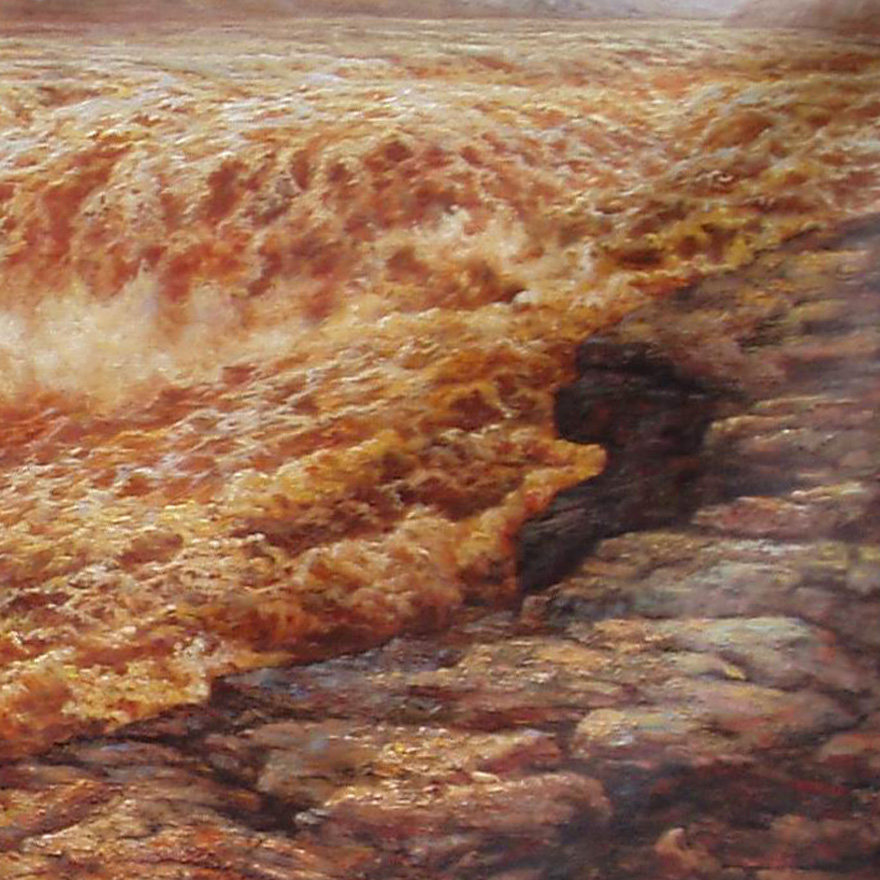 张明辉 《黄河》180x70cm