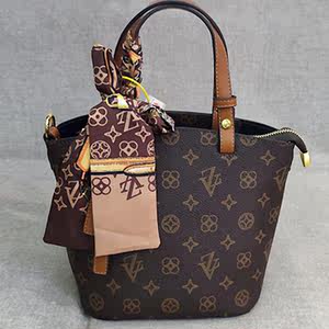 路易希奴尔女包2021新款时尚老花zv料明星同款手提百搭斜挎贝壳包