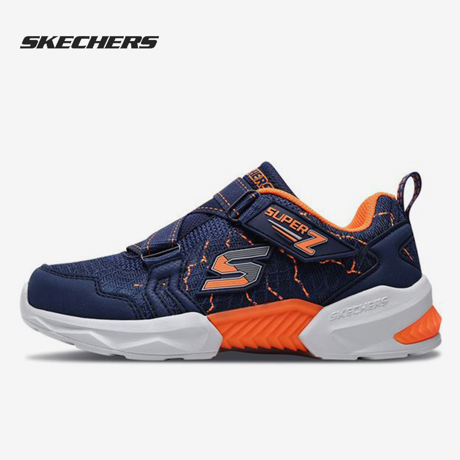 skechers斯凯奇正品2020男童鞋魔术贴大童鞋炫酷童趣运动鞋