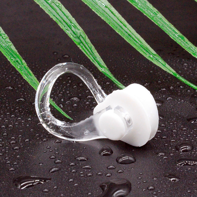 5个装专业硅胶鼻塞鼻夹防滑成人儿童游泳装备防水防呛彩色防丢款