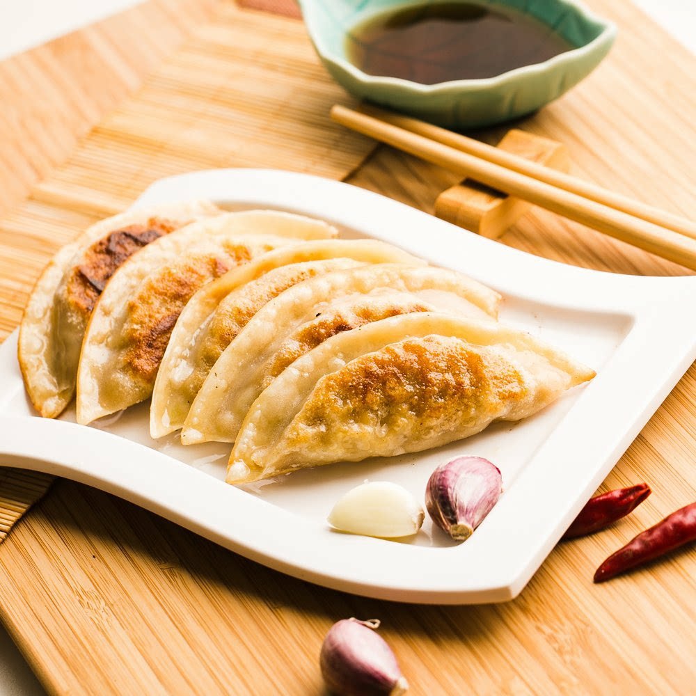 韩国必品阁bibigo韩式烤肉煎饺250g(10个)装水饺蒸饺饺子韩国美食_不