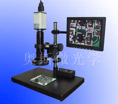 高清视频显微镜 电子显微镜 AO-130V VGA直接接显示器显微镜