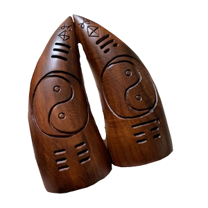 妙如意 雷击枣木圣卦法卦圣杯阴阳杯卦具家居装饰品