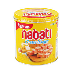印尼丽芝士纳宝帝nabati芝士奶酪威化饼干350g桶装 进口零食
