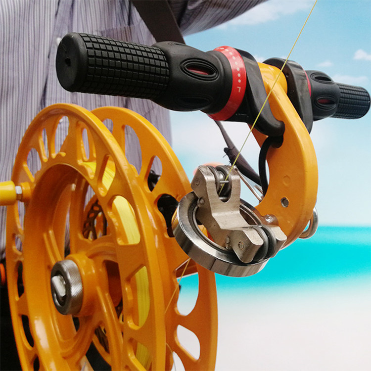 镁合金碟刹防倒转风筝轮背带轮风筝轮成人大型大风筝线轮轮盘