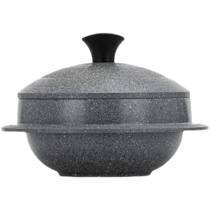 韩国进口石锅拌饭专用石锅麦饭石煲仔饭不粘锅家用煲汤锅砂锅