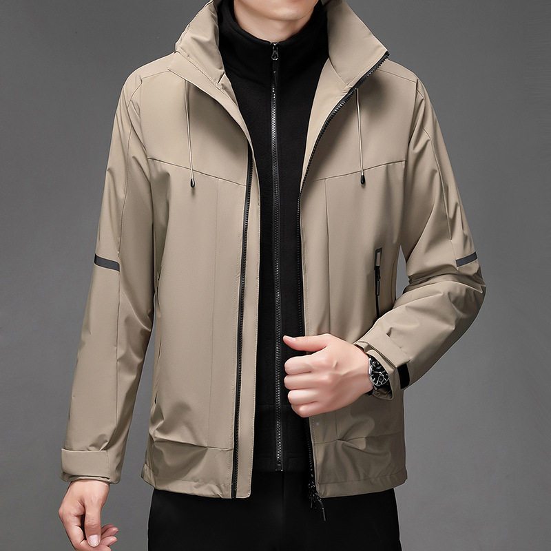 百兹酷奇庄吉官方旗舰店杰凡尼唯品会官网男装正品牌伟志夹克外套