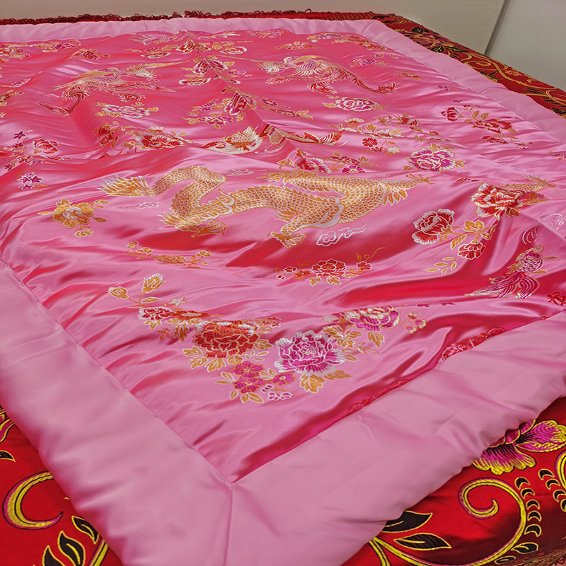 杭州丝绸绸缎被套老式被面段子古风床