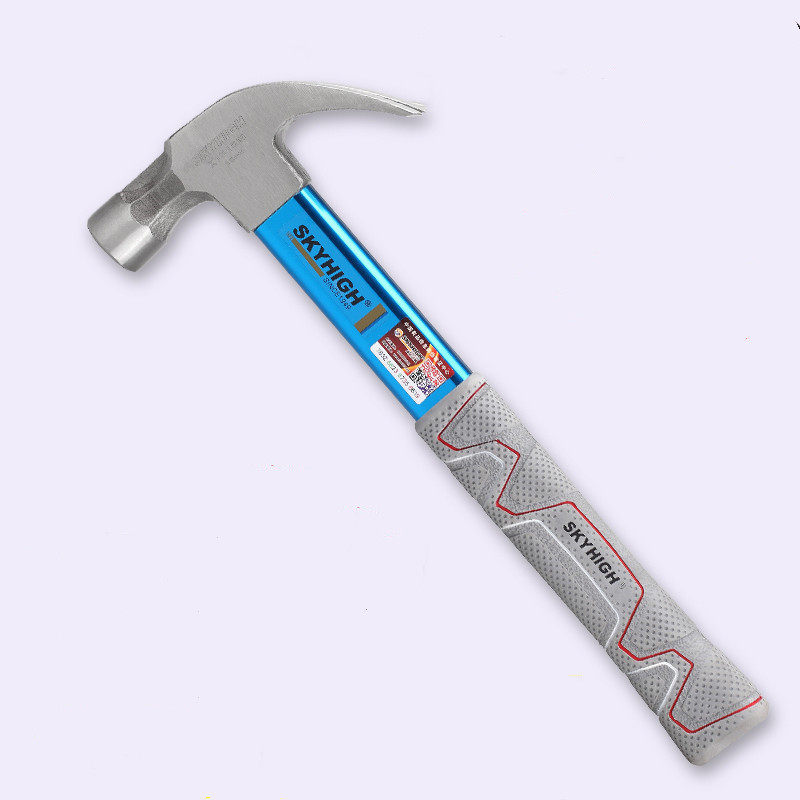 新款澳新羊角锤锤子工具特钢纯钢榔头麻面防滑带磁吸钉纤维柄耐用