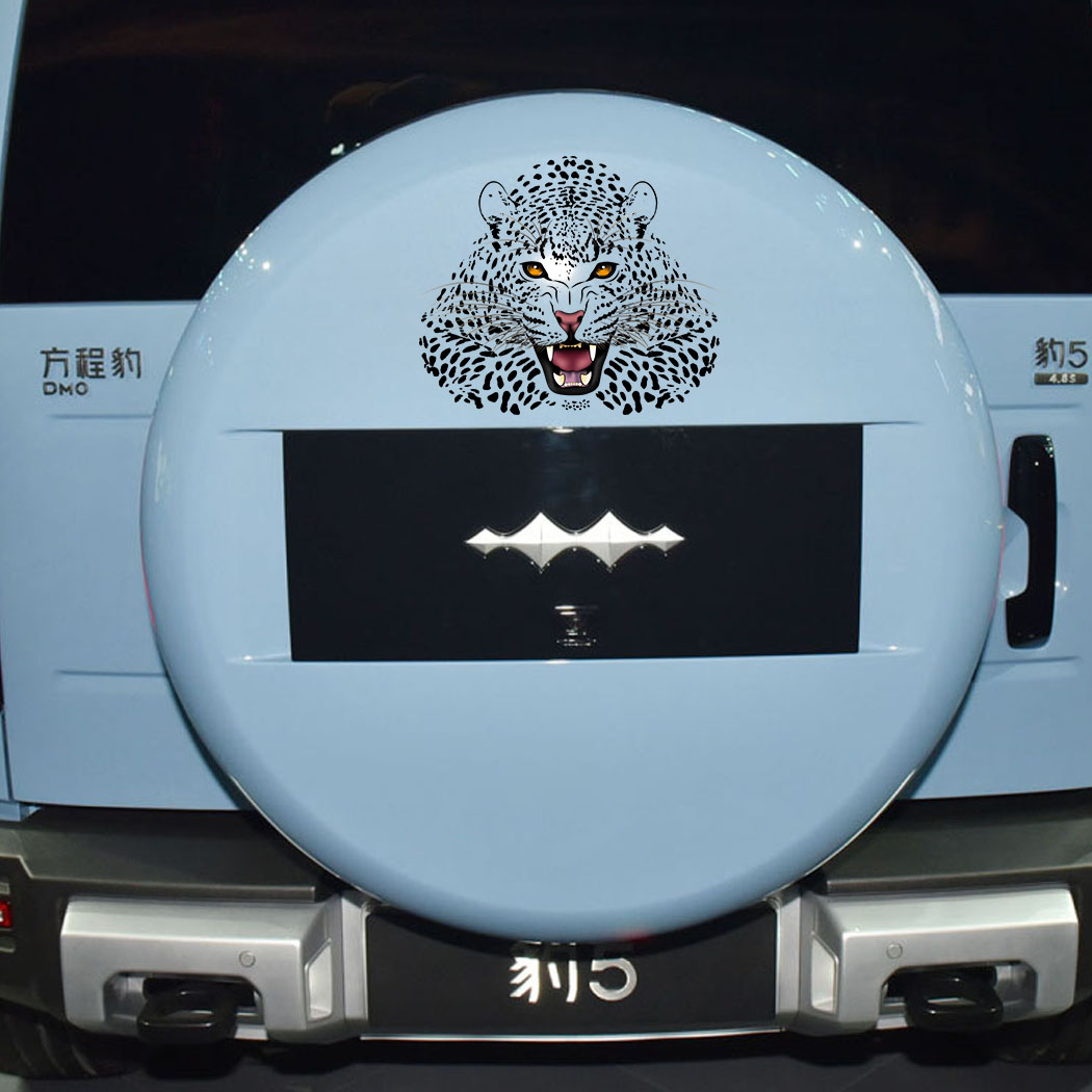 方程豹5车身贴花汽车个性装饰引擎盖豹子后尾车门备胎罩创意贴纸