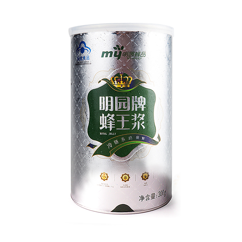 明园牌蜂王浆新鲜油菜纯蜂皇浆非冻干粉优质春浆10g/杯*30杯