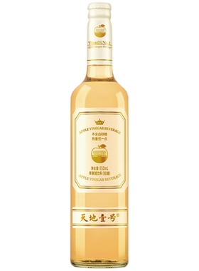 天地壹号 苹果醋饮料铂金低糖版650ml/瓶