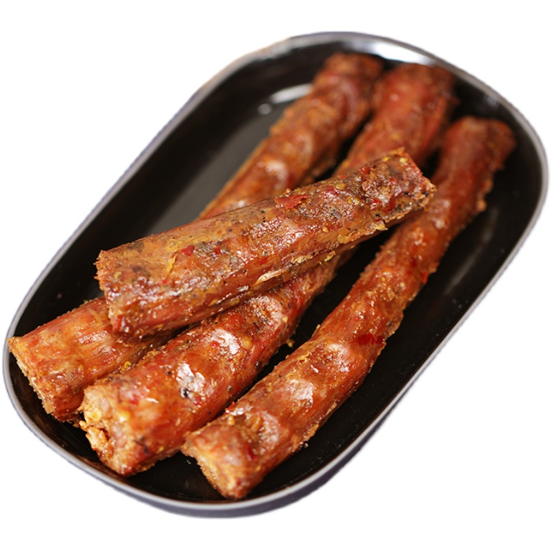 天阁风干烤脖黑鸭味长鸡脖非鸭脖42克一整根麻辣卤味熟食休闲零食