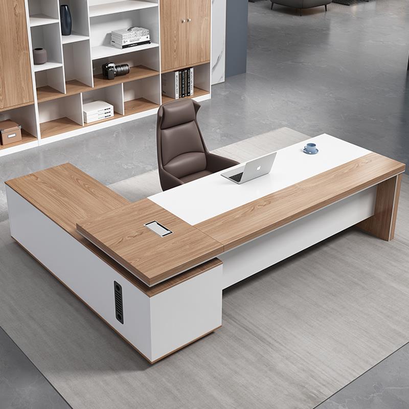 老板办公桌简约现代高档时尚总裁桌大班台办公家具大板老总桌组合