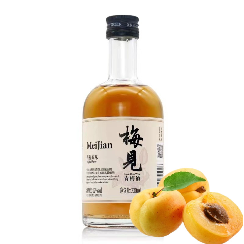 梅见青梅酒330ml单瓶果味酒12