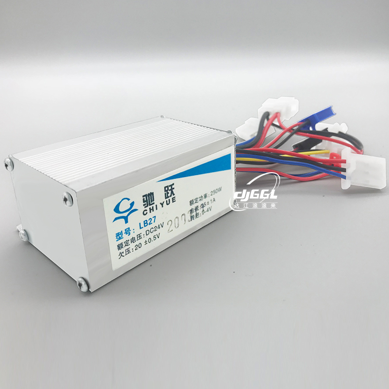 驰跃LB27有刷控制器24V250W威科朗专用小海豚控制器调速器