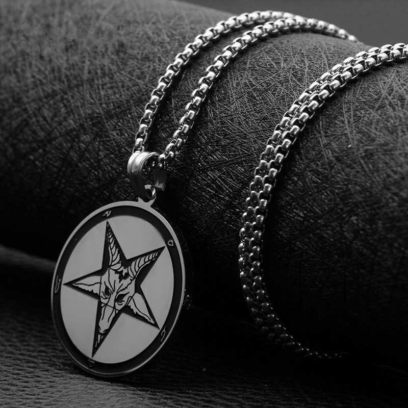 一折五芒星吊坠