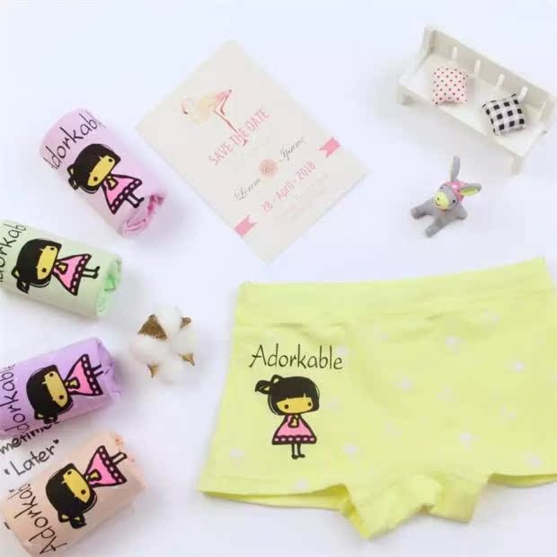 children summer new pattern Underwear Flat angle Cartoon pure cotton shorts men and women baby Korean Edition 9 childrenin the Children/Baby/Family fitted , Children's Underwear , Briefs category - from Buy2taobao.com to provide professional Taobao agent buy service