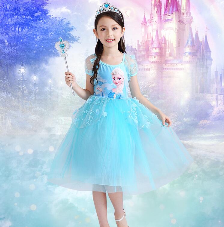 girl Aisha Dress 2018 summer Short sleeved Snow Romance Princess Dress three-dimensional Embroidery Aisha Lace skirtin the Women's clothing/Boutique , Dress category - from Buy2taobao.com to provide professional Taobao agent buy service