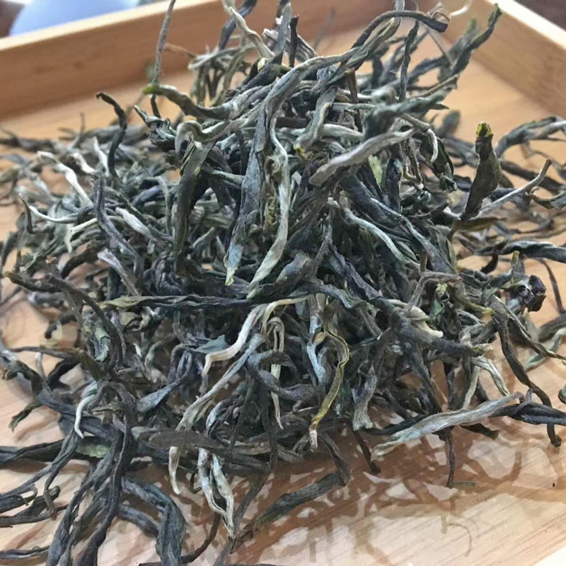 云南大叶种晒青毛茶生茶叶单株普洱茶