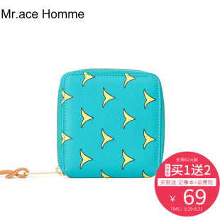 dior homme皮夾 Mr.ace Homme短款錢包女可愛迷你硬幣包韓版學生簡約拉鏈折疊錢夾 dior