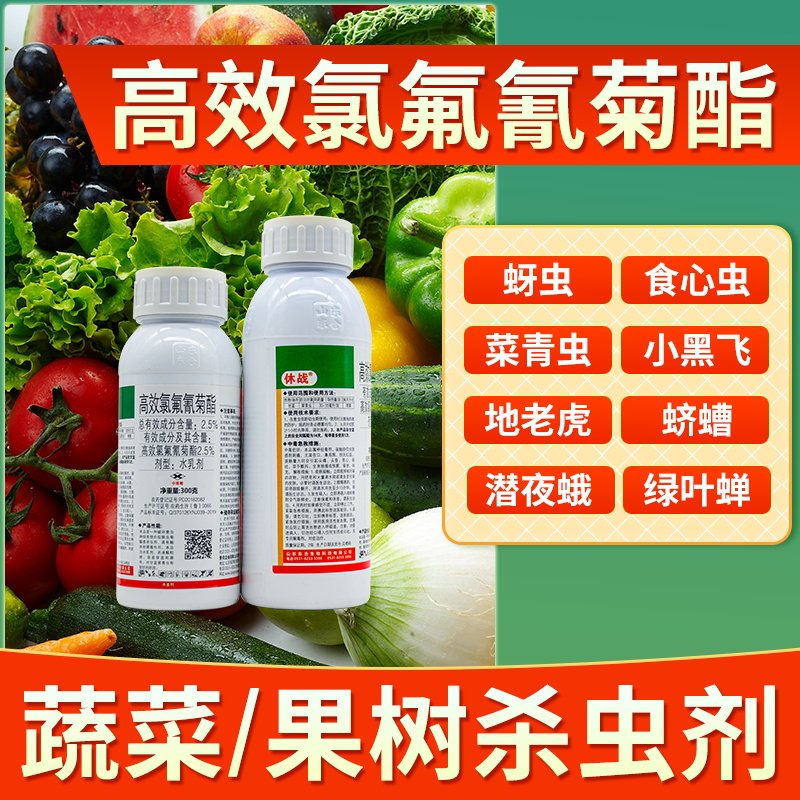 高效氟氯氰菊酯土壤杀虫药蔬菜水果地上地下害虫农药植物杀虫剂