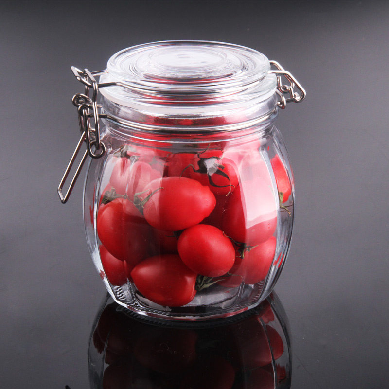 玻璃瓶密封瓶蜂蜜瓶罐头瓶空瓶辣椒酱果酱瓶子罐子玻璃密封罐带盖