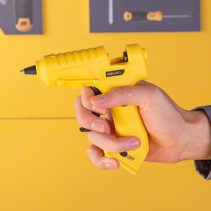 电动得力热熔胶充电式全自动软胶枪高强力热溶胶枪