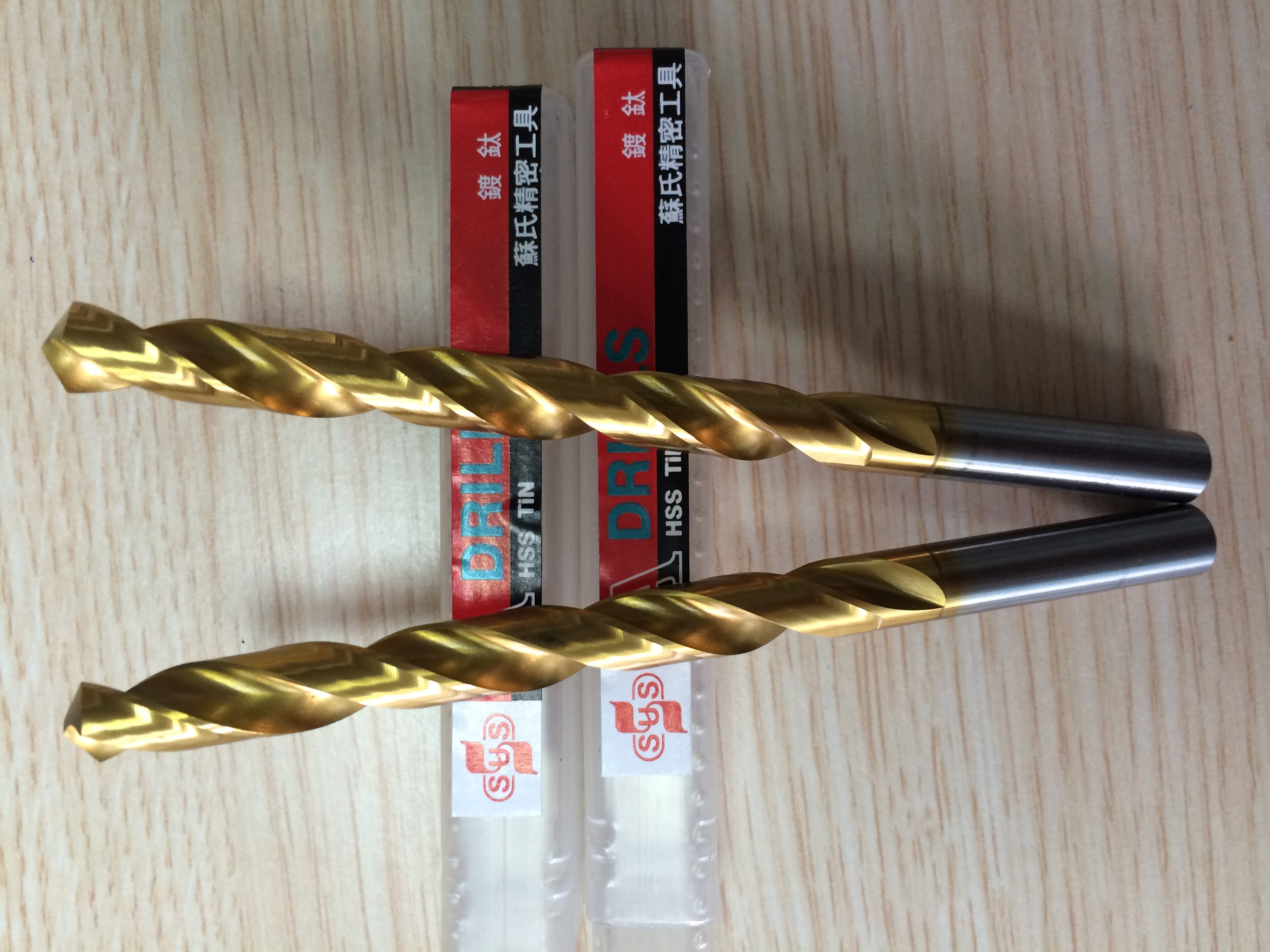 sus苏氏镀钛麻花钻头/直柄超耐磨钻咀台湾苏氏正品代理