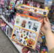 现货日本采购面包超人免胶粘瓷砖玻璃卡通吸附立体贴儿童洗澡玩具