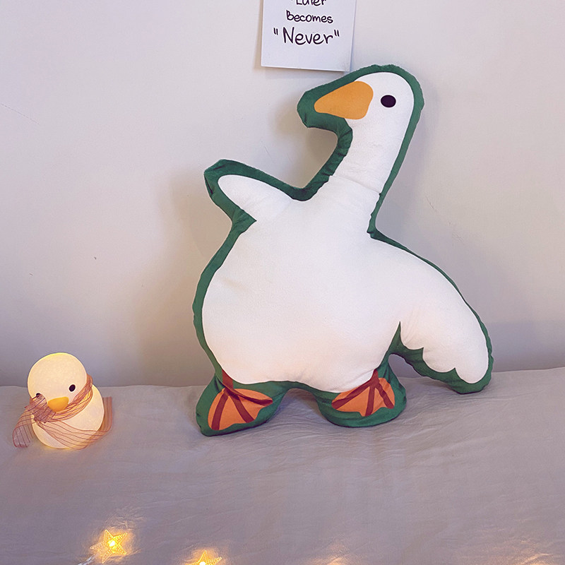 ins~网红鸭抱枕可爱搞怪趣味小靠垫装饰儿童摄影道具飘窗床头靠枕