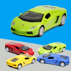 兰博基尼声光回力车模型 惯性赛车跑车轿跑儿童小汽车玩具车