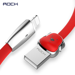 ROCK 生肖款iPhone6数据线苹果6s充电线器5s手机7Plus加长5快充se单头8X短iphonex卡通男女通用冲电线