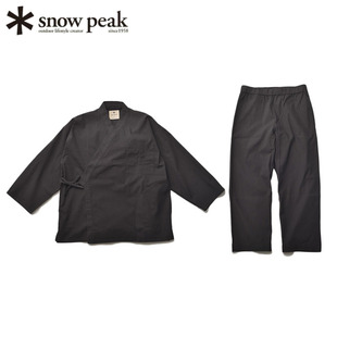 日本代购SnowPeak雪峰日系休闲服套装男女家居和服纯棉睡衣