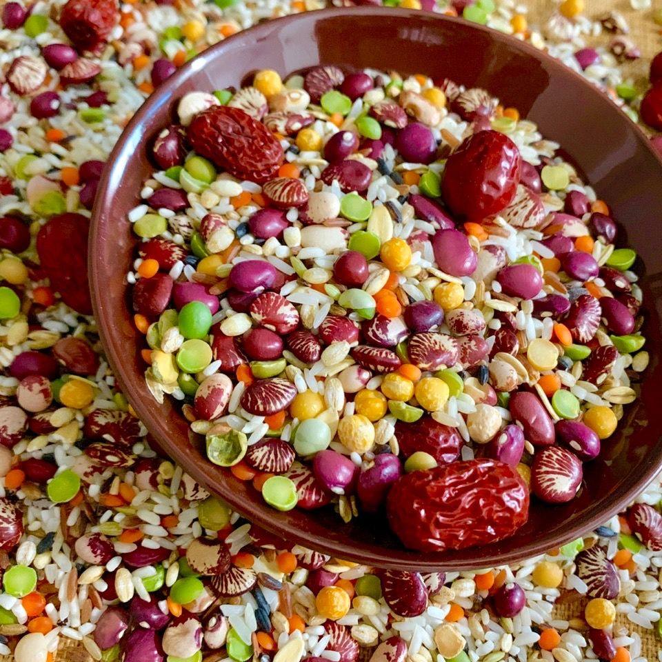 八宝粥米原料养胃粥孕妇五谷杂粮粗粮早餐营养杂粮粥饱腹餐-mc母婴网