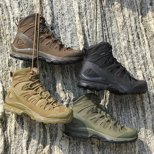 萨洛蒙军版salomon军靴男女quest 4d gtx forces 2防水战术登山鞋