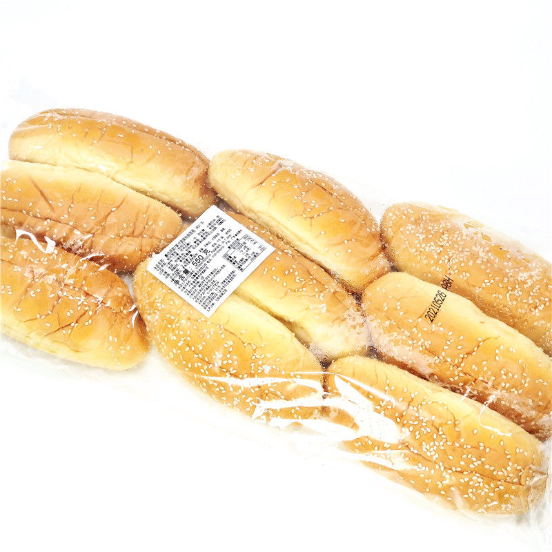 嘉顿7寸芝麻热狗面包胚家用早餐即食garden sesame hot dog bread